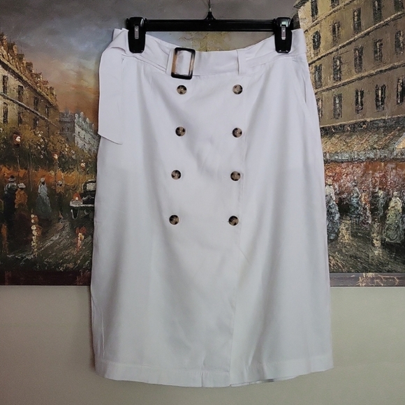 Club Monaco Linen Blend Pencil Skirt - Picture 6 of 14